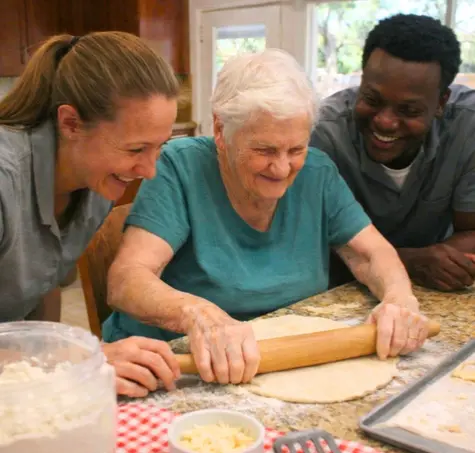 Comfortable residential setting at The Gardens assisted living home